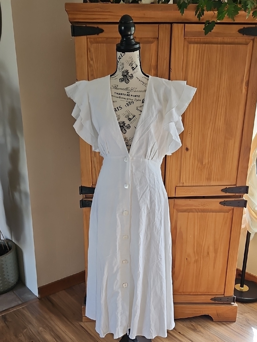 Charlie Holiday Linen Blend Dress